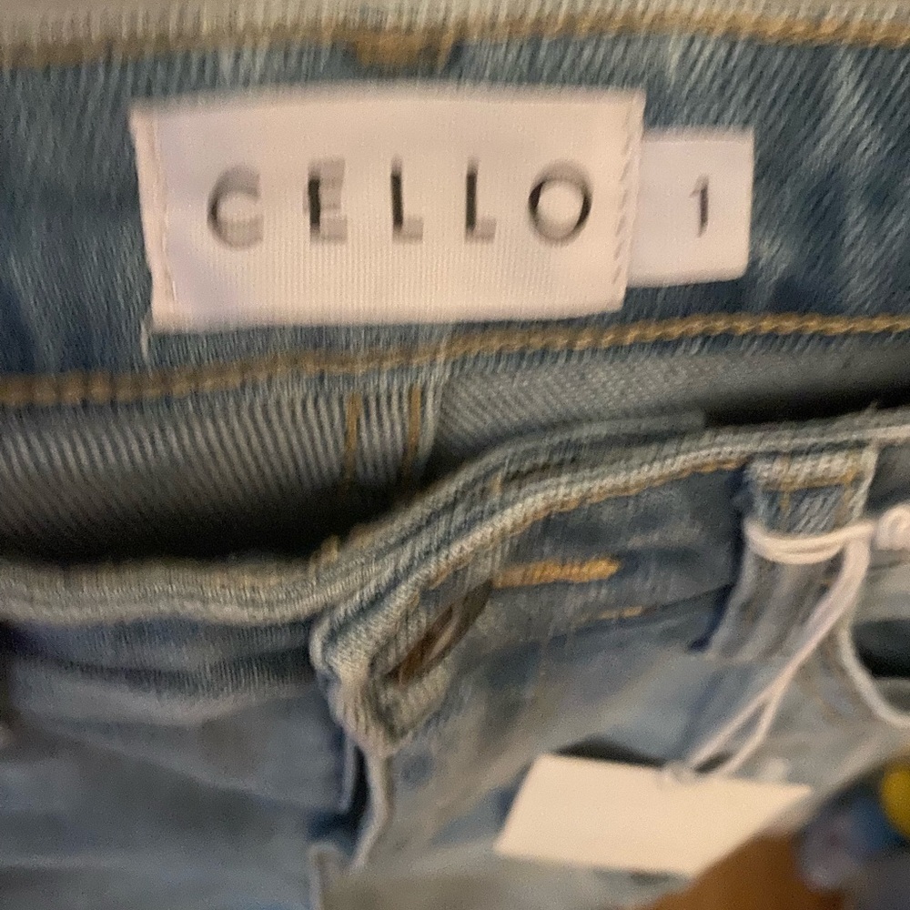 Distressed Light Blue Jeans - Picture 2 of 3